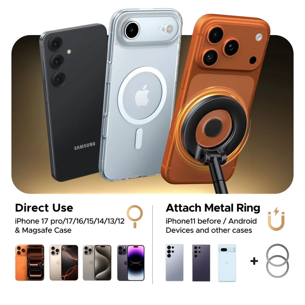 6 UGREEN Suction Cup Magnetic Phone Mount, 6 of 6