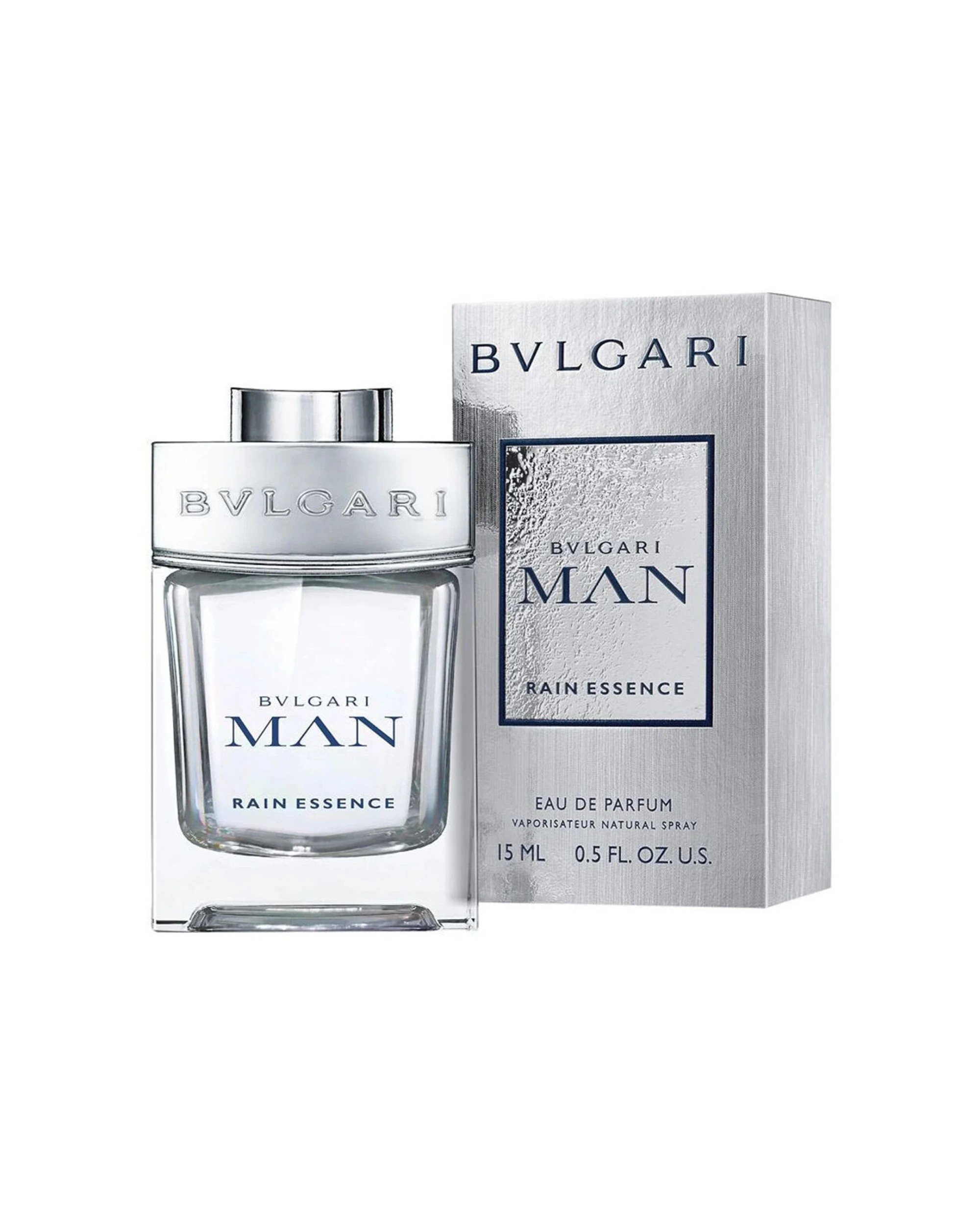 1 Bvlgari Man Rain Essence Edp Eau De Parfum Fragrance Spray For Men 15Ml - Grey, 1 of 1