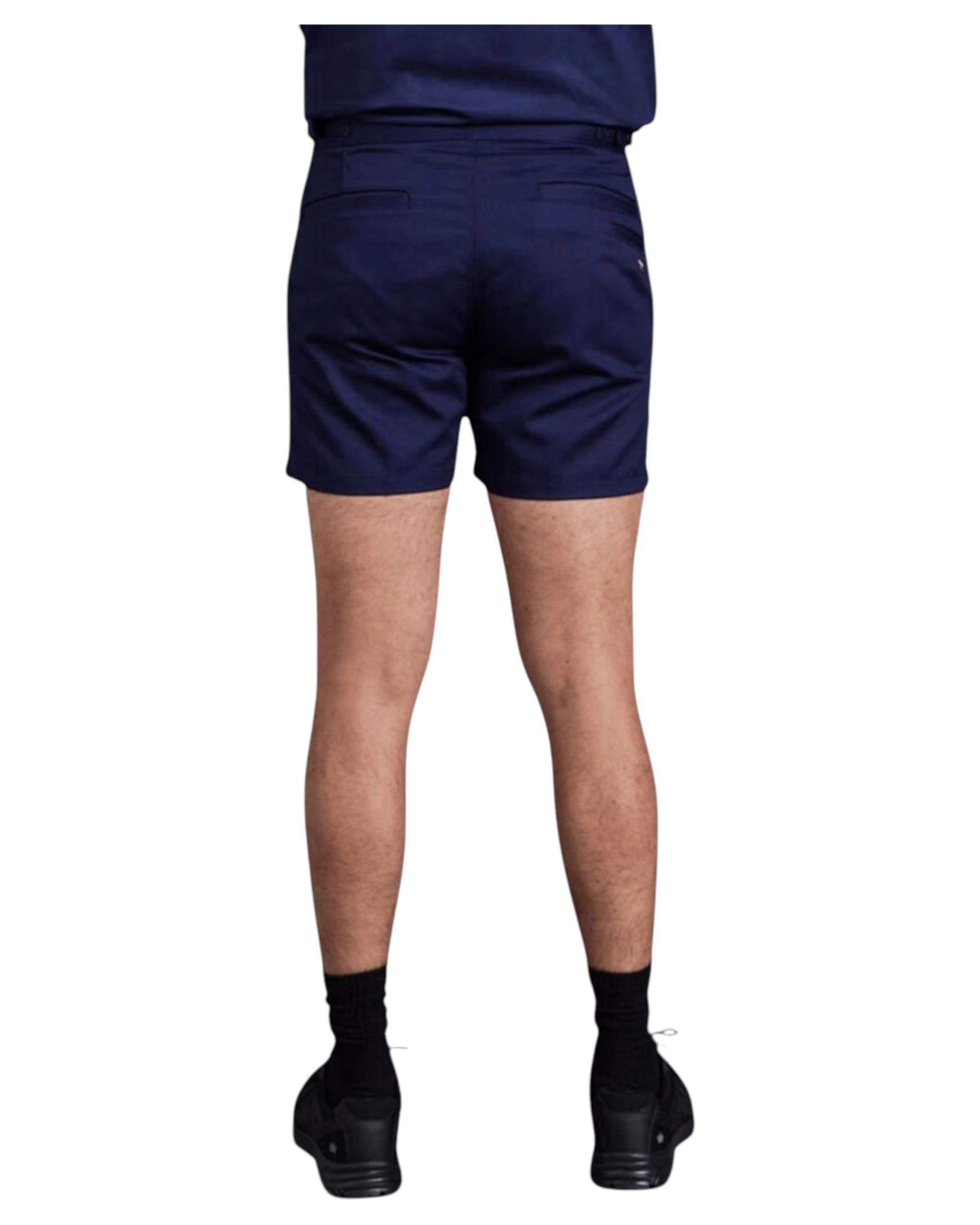 3 KingGee Mens Drill Utility Short Workwear Tradie Trade Navy NAVY, 3 of 6