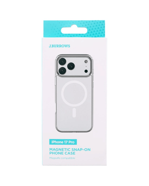 J.Burrows MagSafe Case iPhone 17 Pro Clear