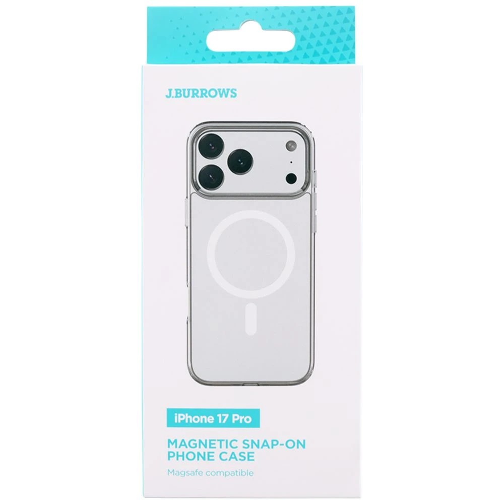 1 J.Burrows MagSafe Case iPhone 17 Pro Clear, 1 of 4