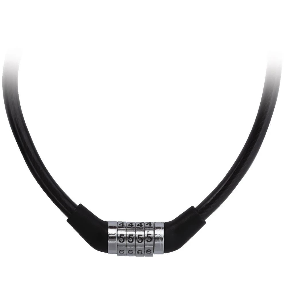 2 J.Burrows 4 Dial Combination Bike Lock Blue and Black, 2 of 3