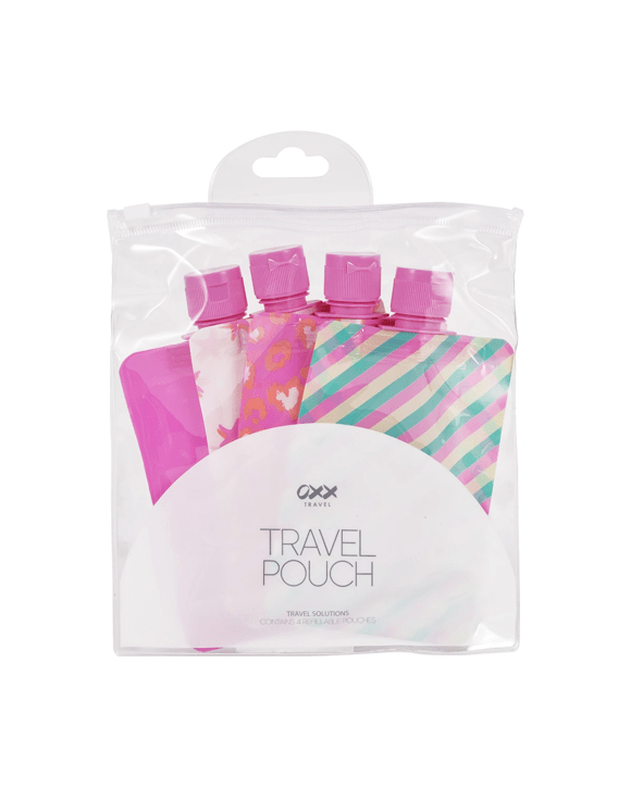 OXX Travel 4 Pack Travel Solutions Travel Pouches