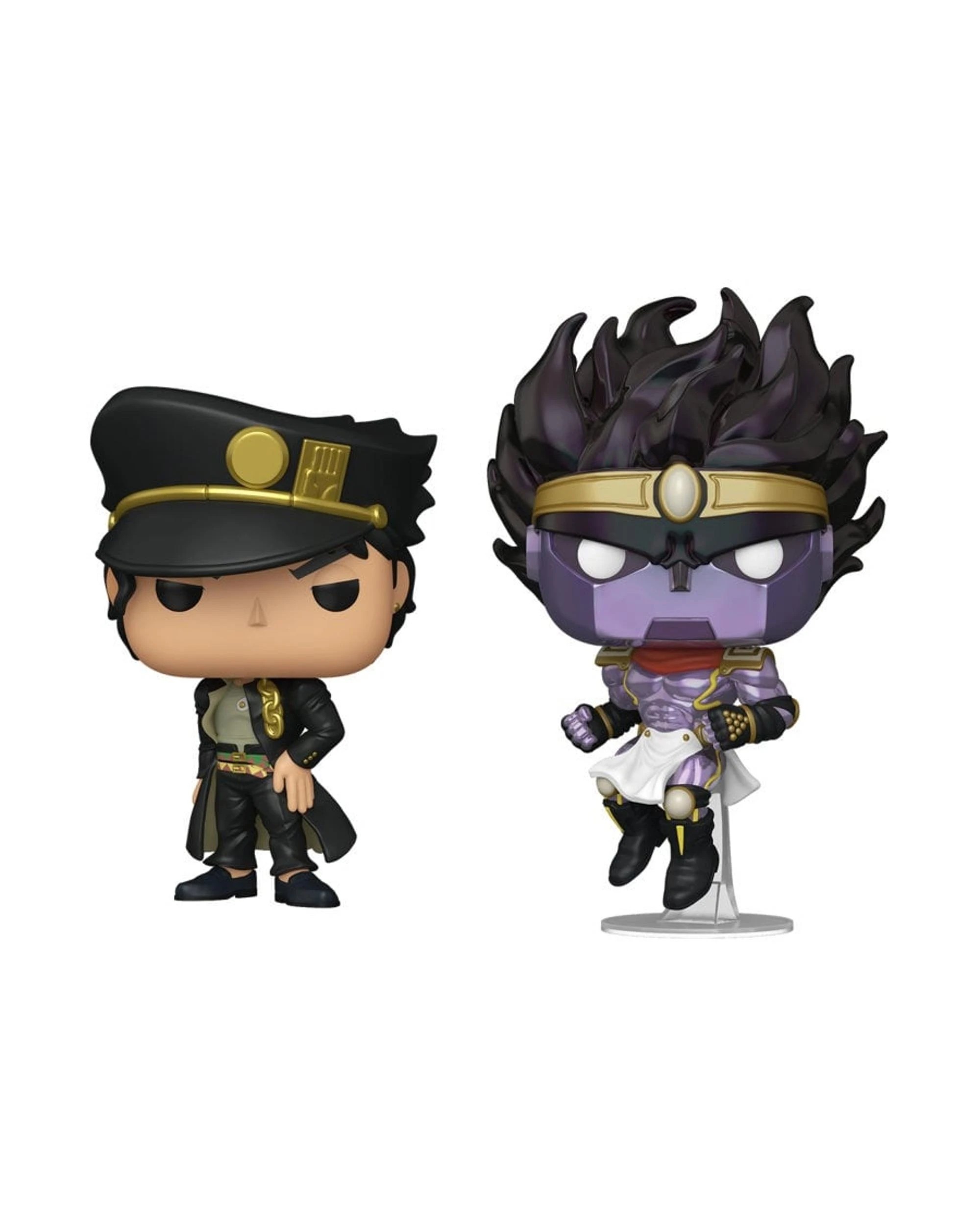 2 Jojo's Bizarre Adventure Jotaro Kujo and Star Platinum Funko POP! Vinyl 2 Pack, 2 of 3