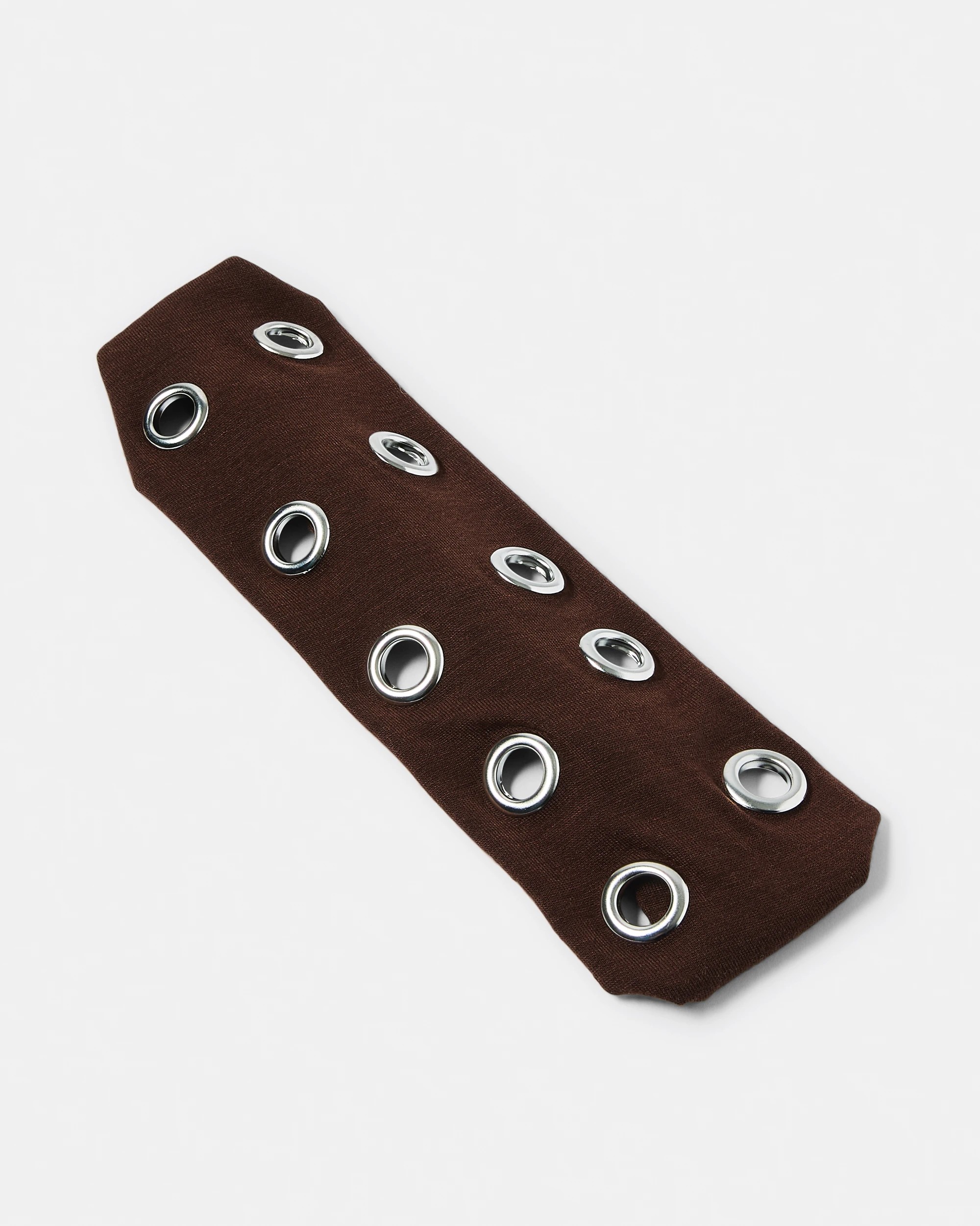 1 Eyelet Stretch Headband - Brown, 1 of 6