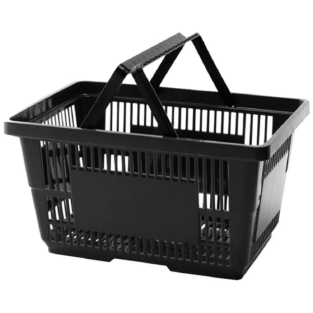 2 Meto Shopping Baskets Black 5 Pack, 2 of 2