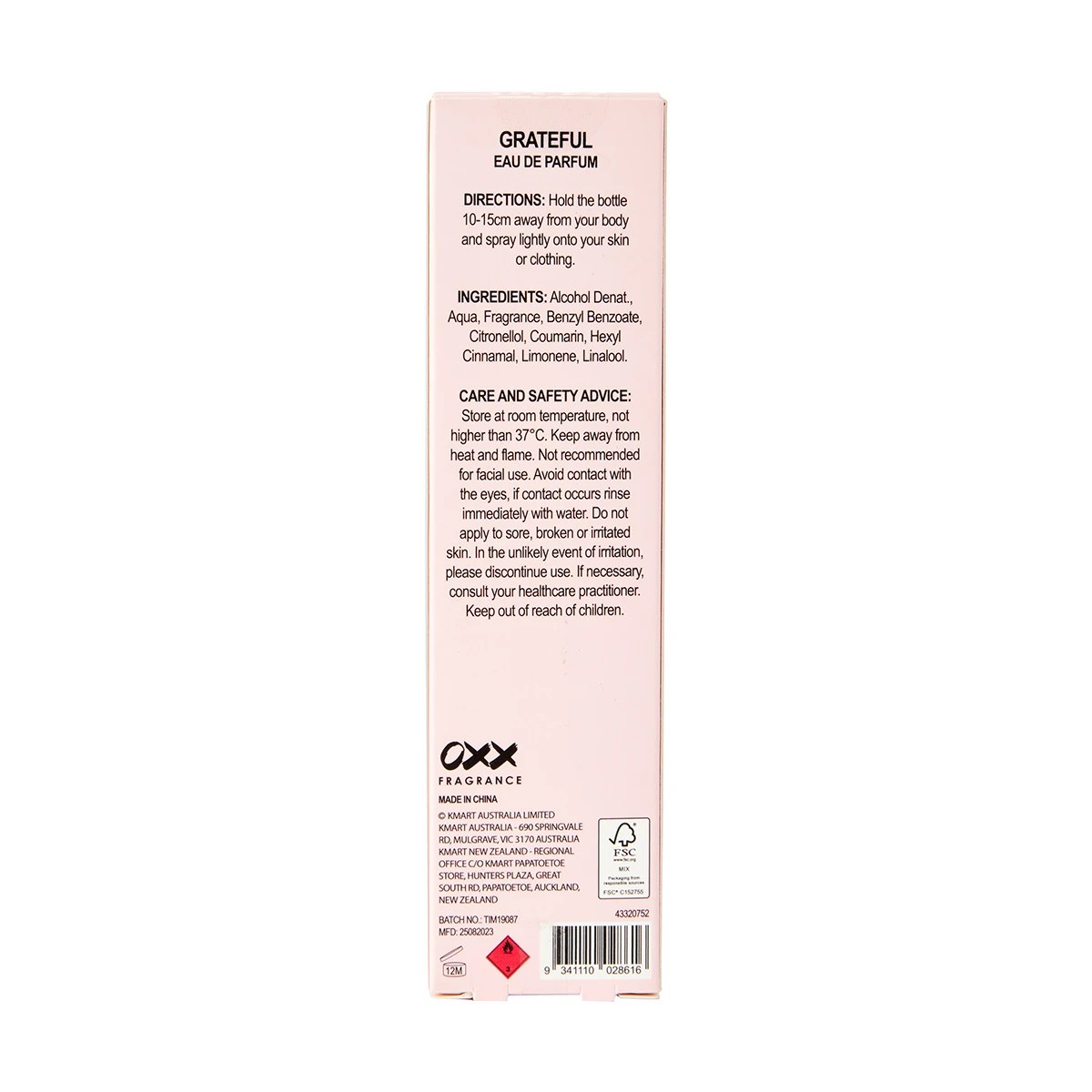 8 OXX Fragrance Eau De Parfum - Grateful, 8 of 8