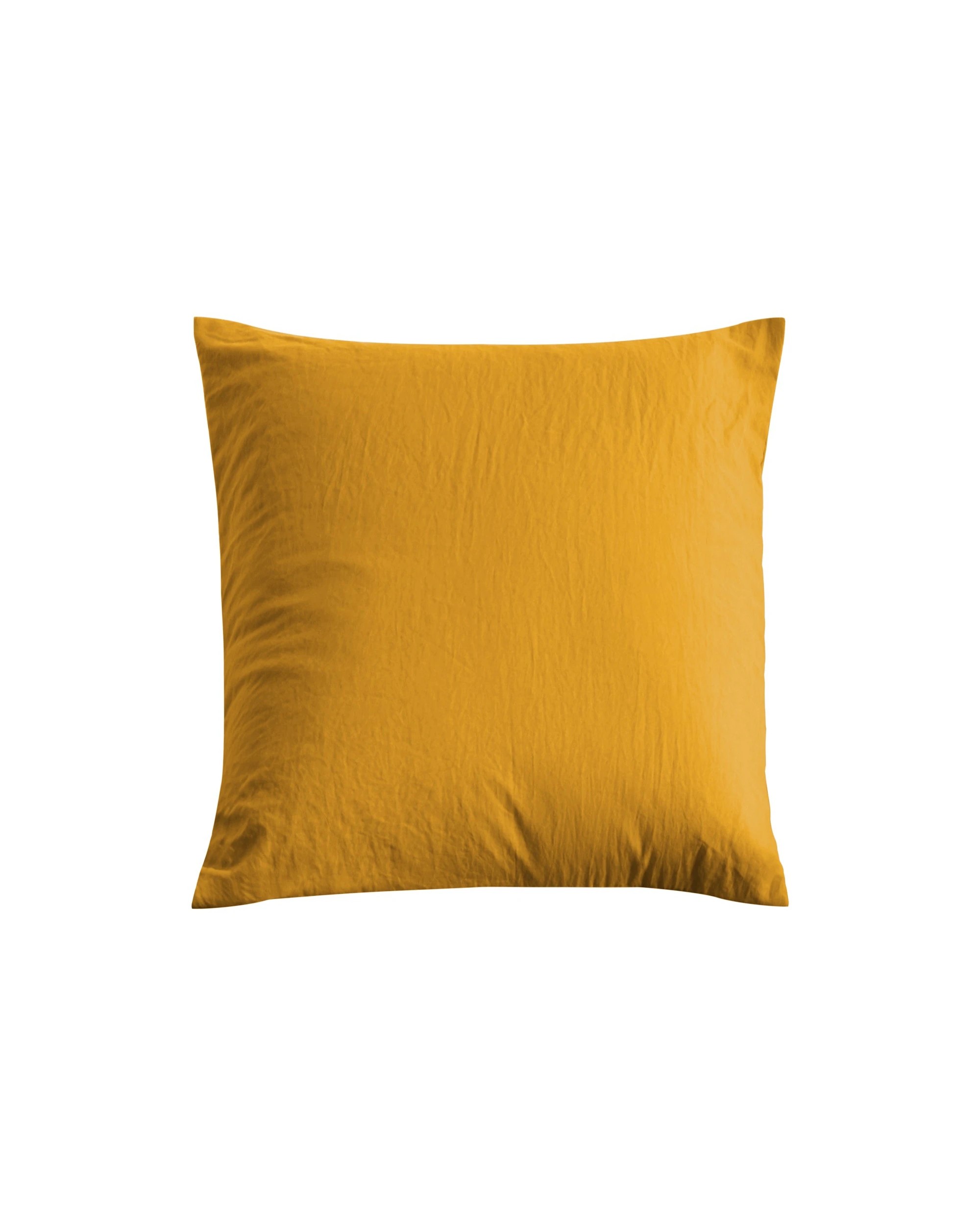 3 Dreamaker Superfine Washed Microfibre European Pillowcase - Mustard, 3 of 3