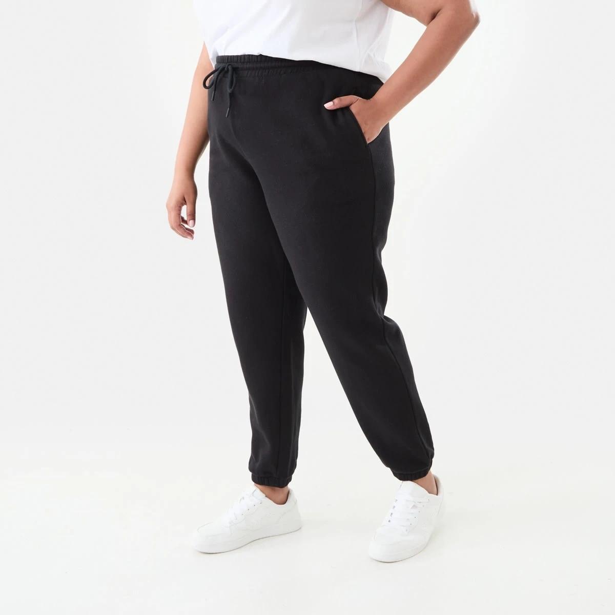 2 Curve Tracksuit Cuff Joggers Black, 2 of 5
