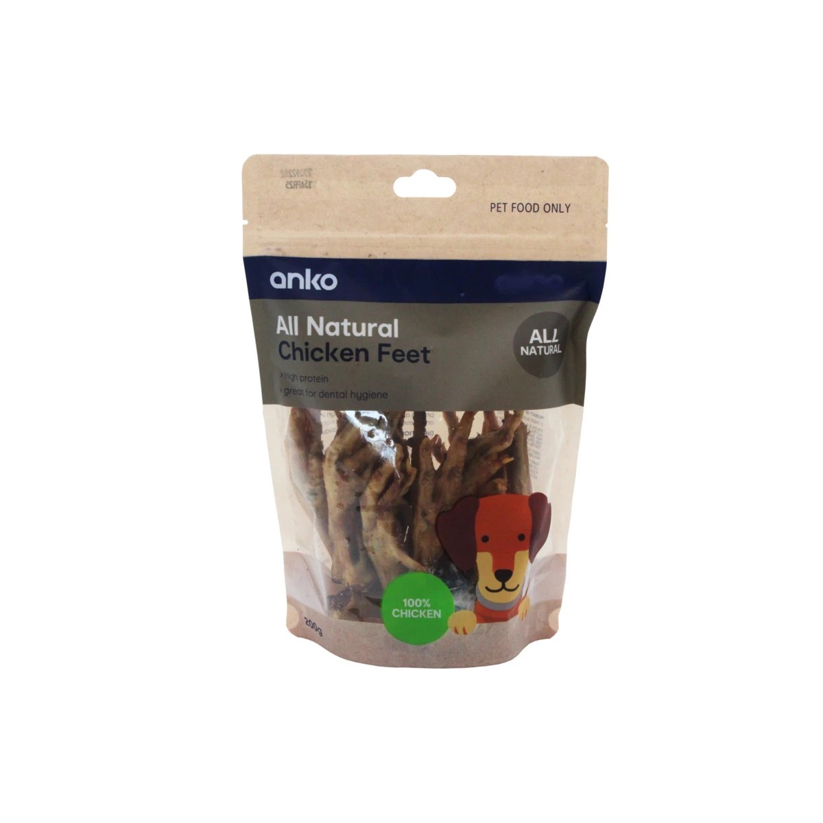 1 Pet Treat Chicken Feet, 1 of 3