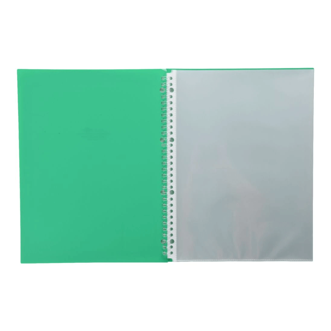 3 Aqua Drops Refillable Display Book A4 10 Pockets Vivid Green, 3 of 4