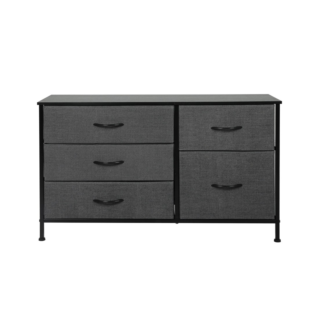 7 Levede 5 Drawer Greychest Of Drawers, 7 of 7