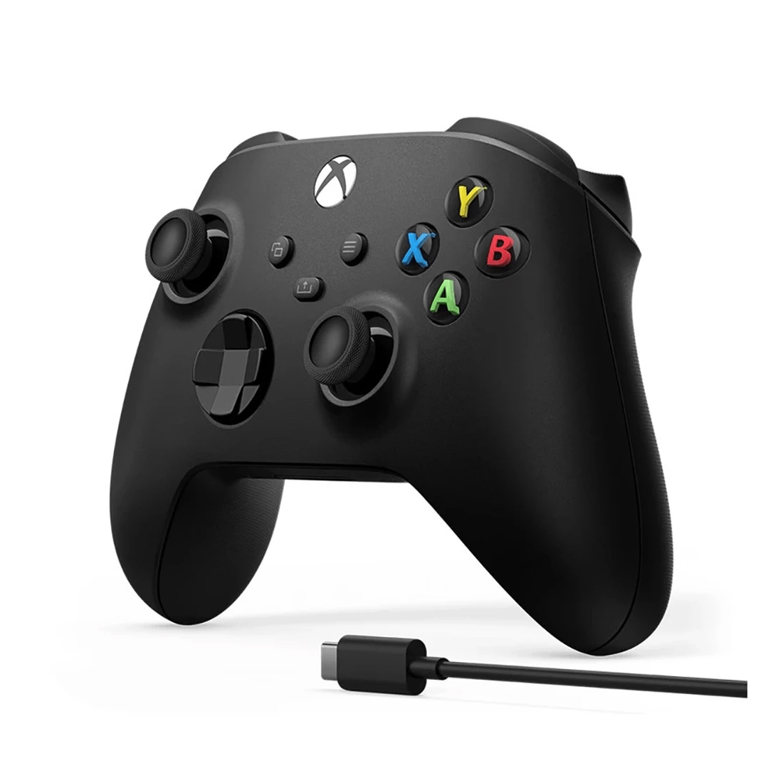 2 Xbox Wireless Controller + USB-C Cable - Black, 2 of 3