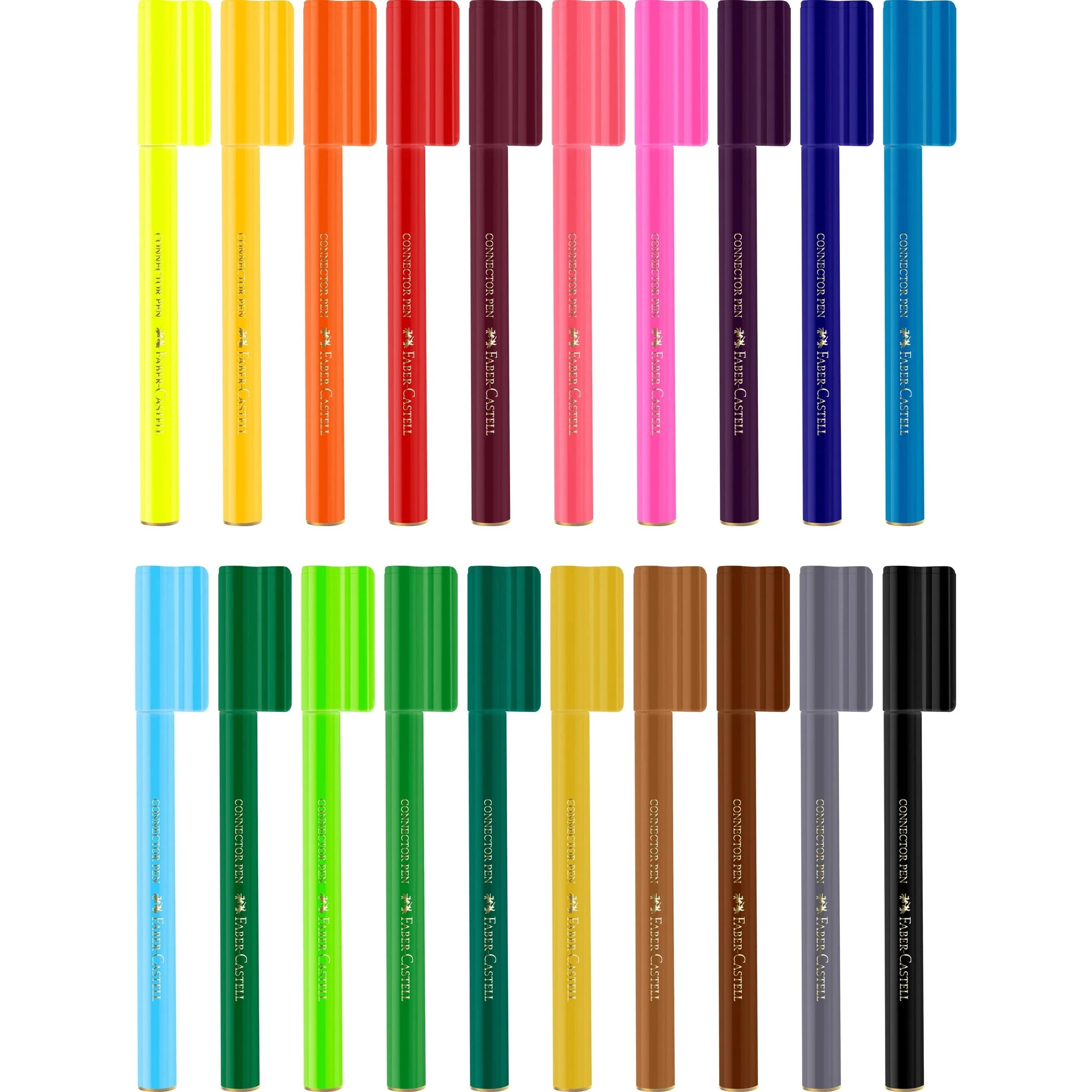 3 20 Pack Faber-Castell Connector Pens - Multi, 3 of 4