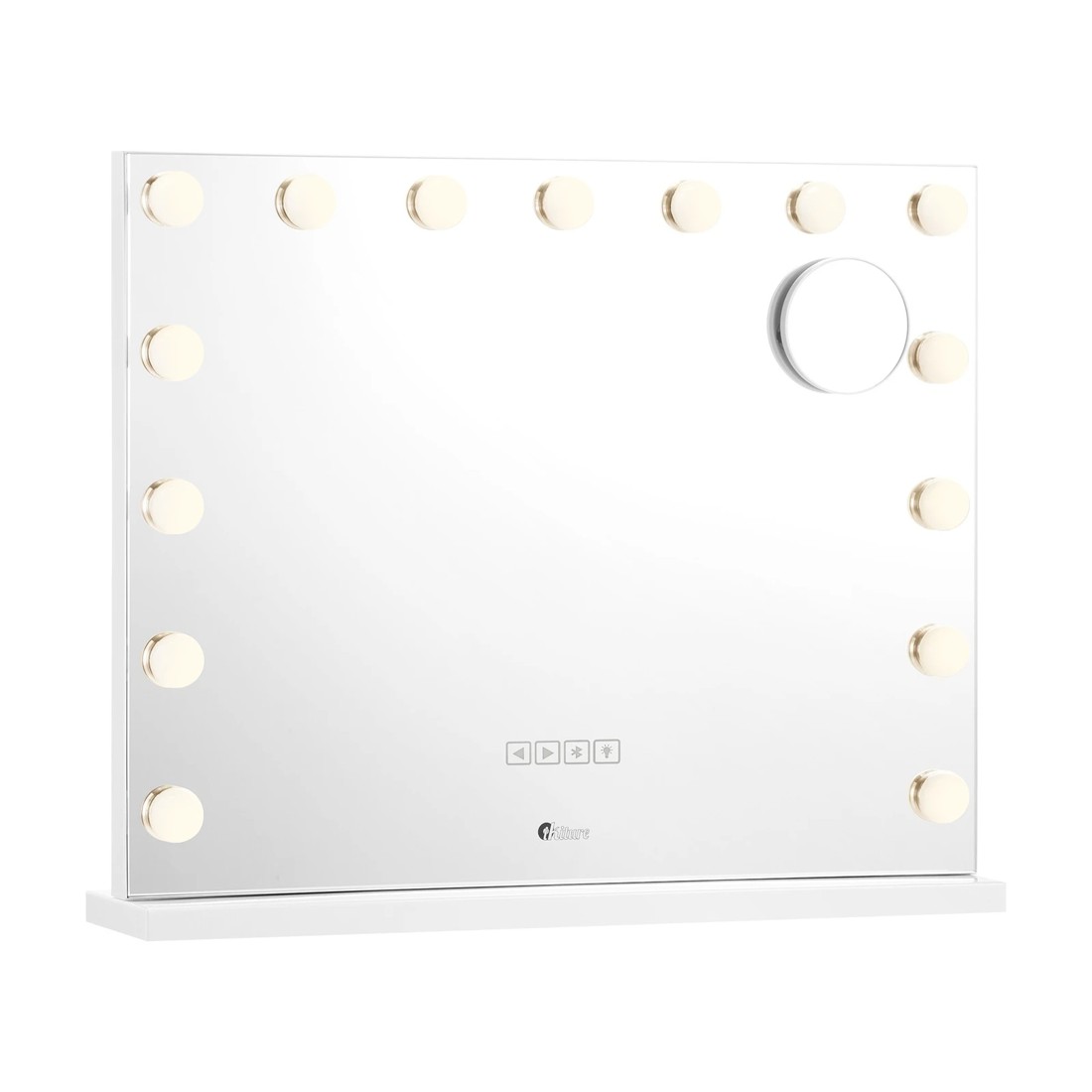 5 Oikiture Hollywood Makeup Mirror Bluetooth 59x48cm Led Light Vanity Mirrors
 - White, 5 of 7