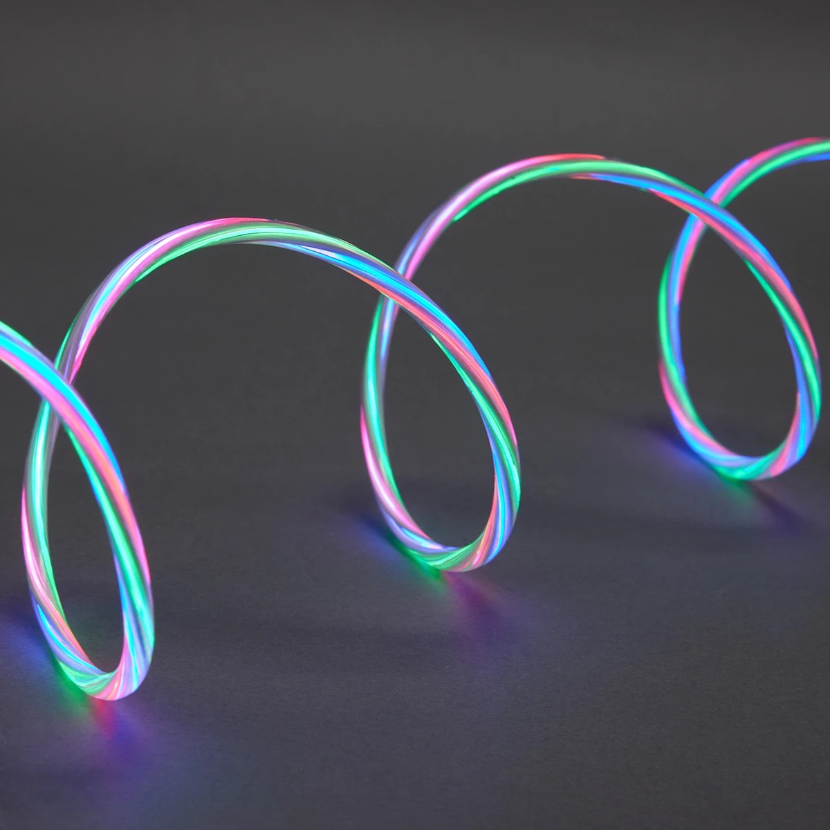 4 USB-A to USB-C 1m Cable with Light - Multi, 4 of 5