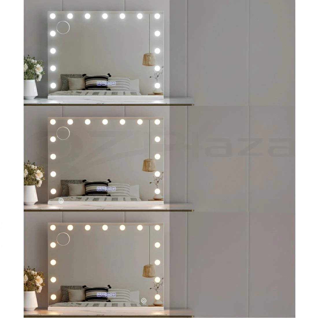 5 Embellir tooth Makeup Mirror 80x58cm Hollywood Vanity with LED Light Wall - Multi, 5 of 6