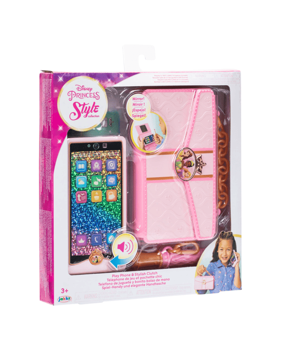Disney Princess Style Collection Play Phone and Stylish Clutch
