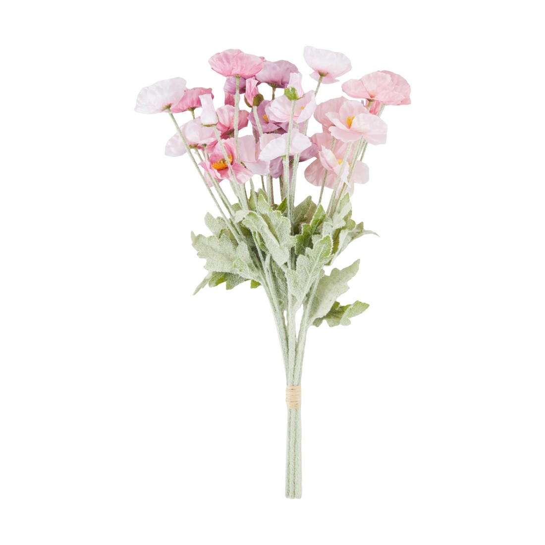 1 Artificial Pastel Poppies Bunch, 1 of 4