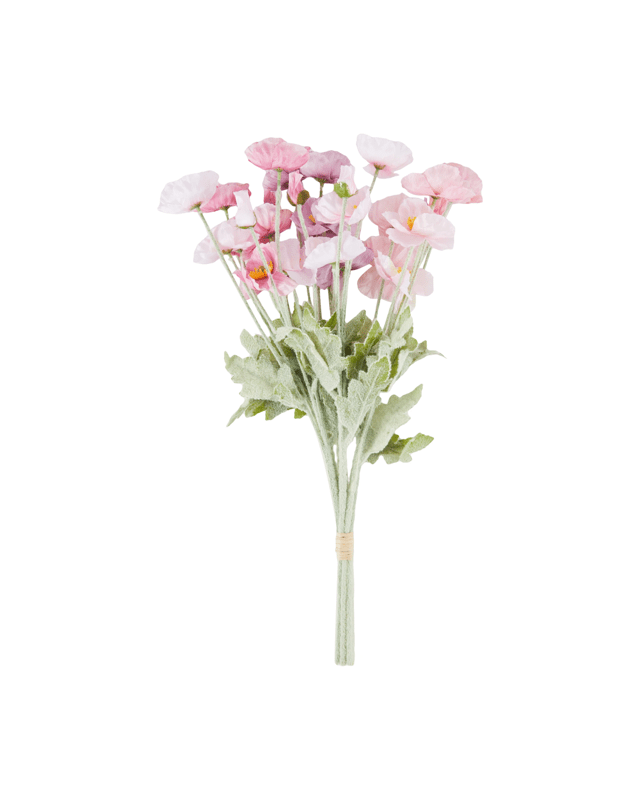 Artificial Pastel Poppies B
