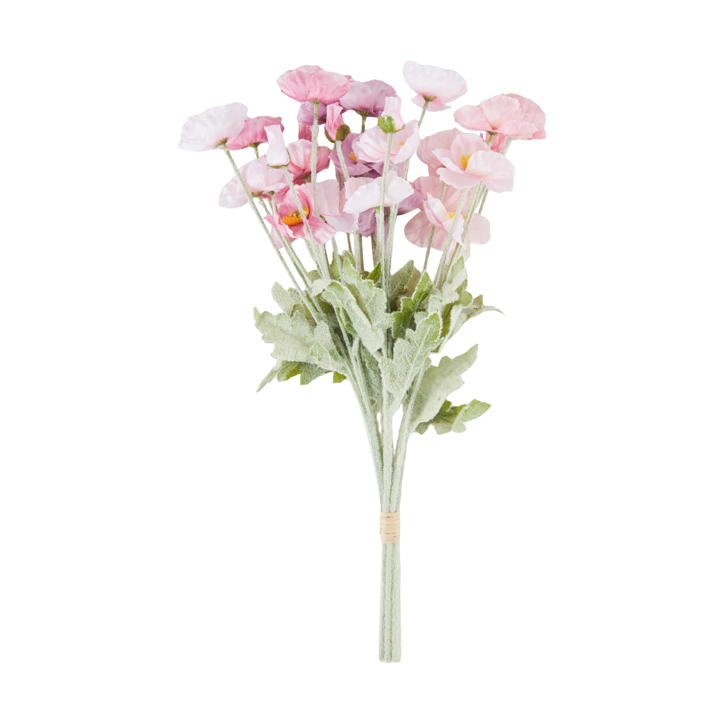 1 Artificial Pastel Poppies Bunch, 1 of 4