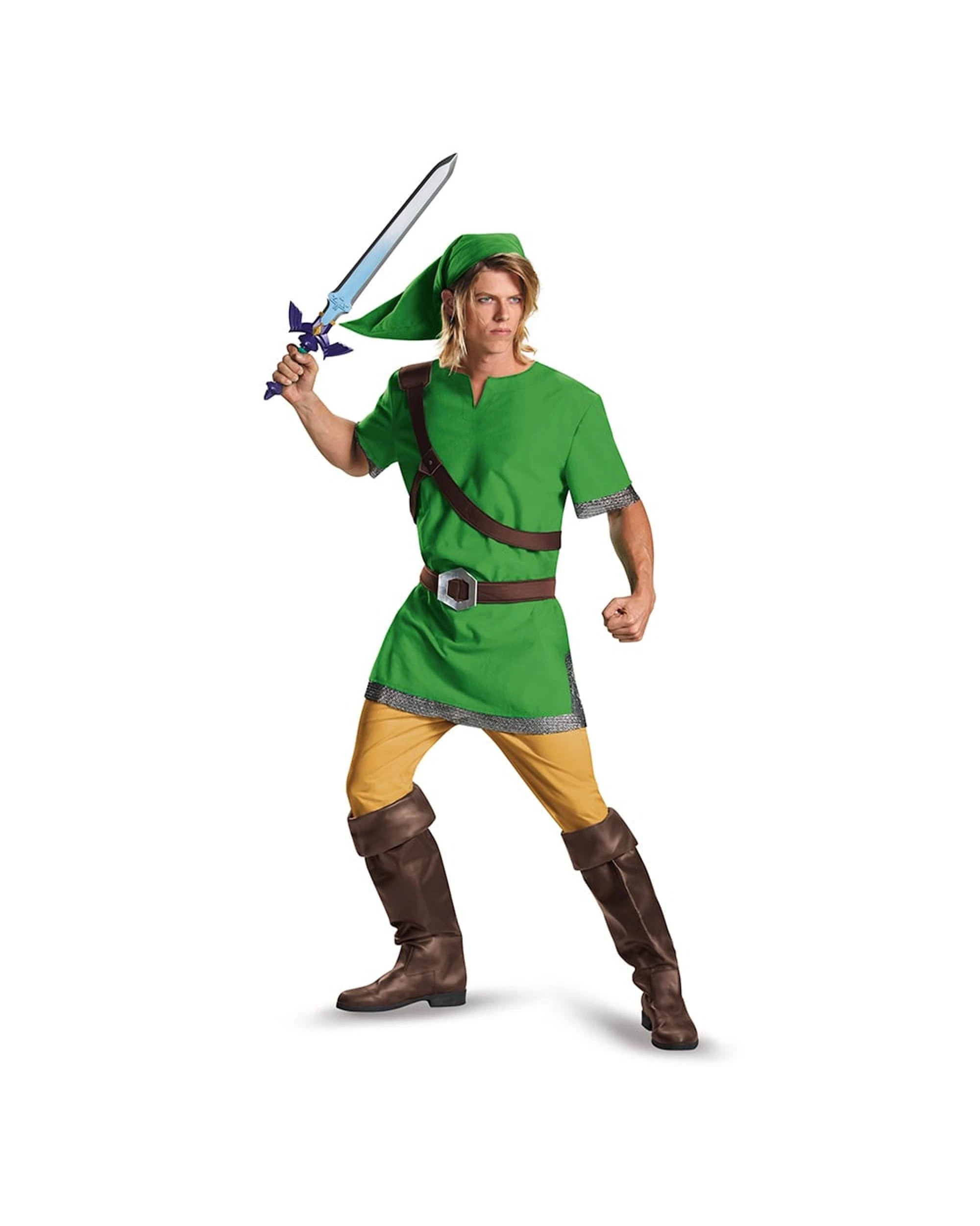1 Costume Nintendo Legend Of Zelda Link Classic Adult L/XL Size 42-46, 1 of 1