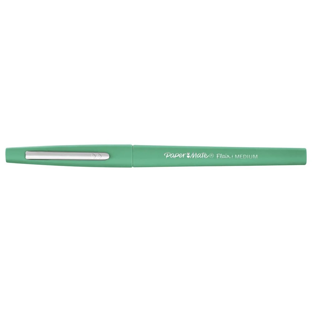2 Paper Mate Flair Felt Medium Fineliner Gummy Green, 2 of 2