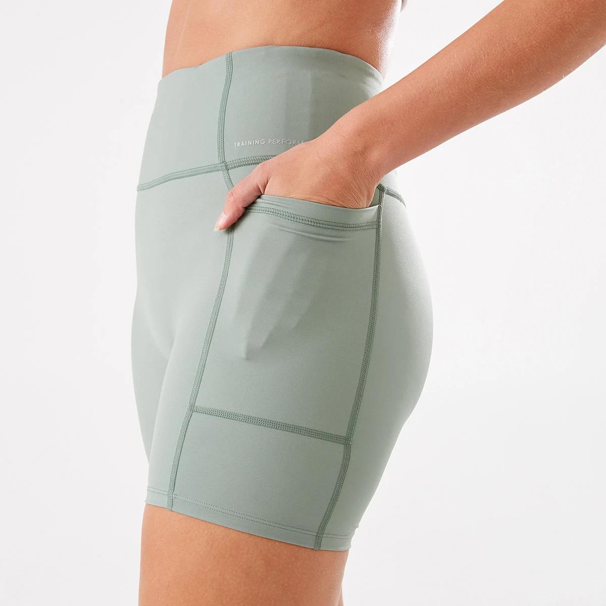 2 Active Womens Train Bike Shorts Sumer Sage, 2 of 6