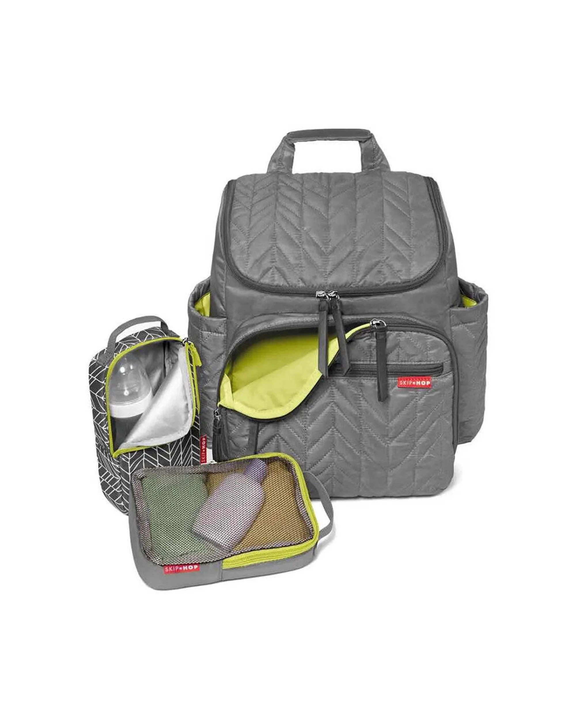 2 Skip Hop Forma Backpack Nappy Bag Stylish Lightweight Design Modern - Grey, 2 of 3