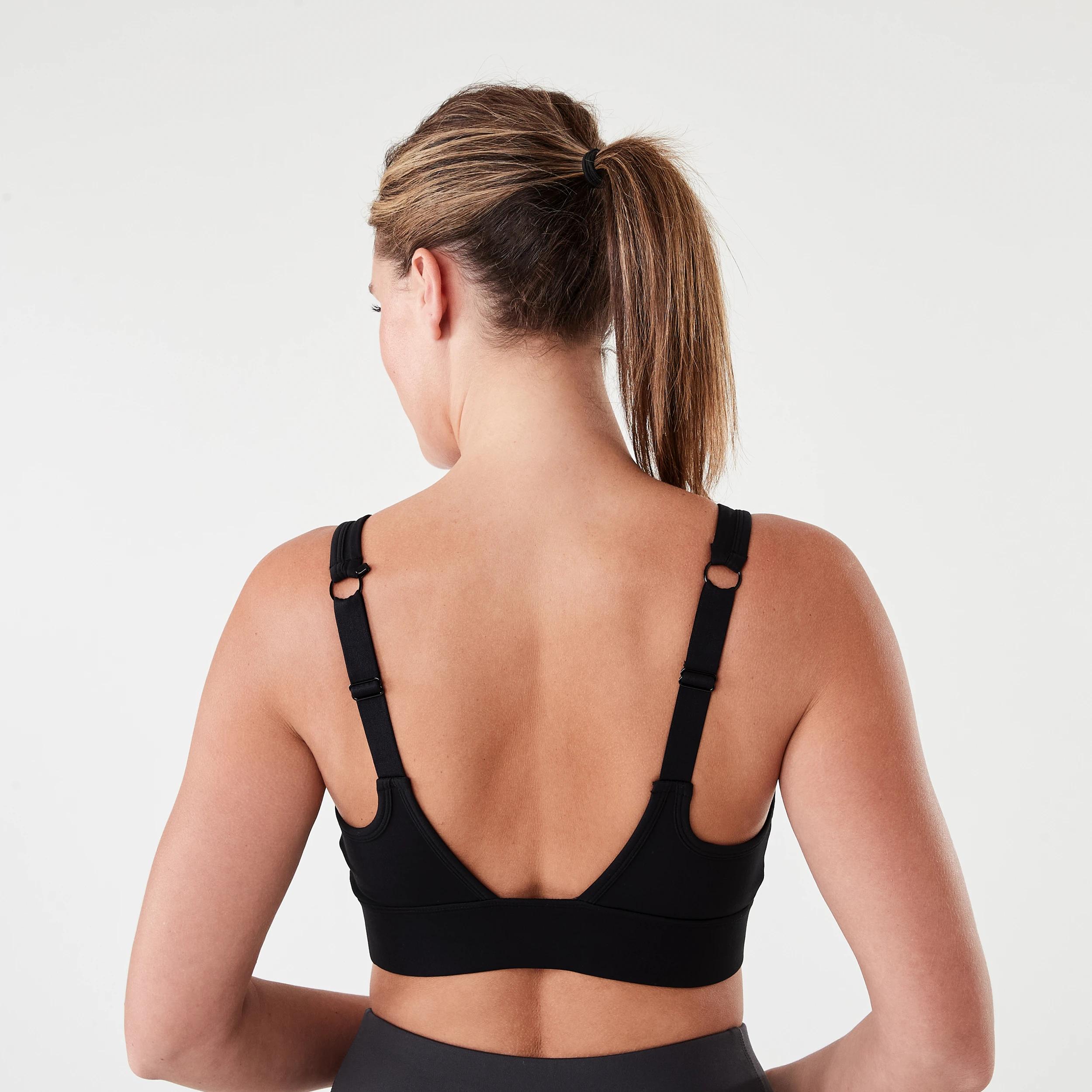 3 Active Womens Performance Crop Top BLACK, 3 of 7