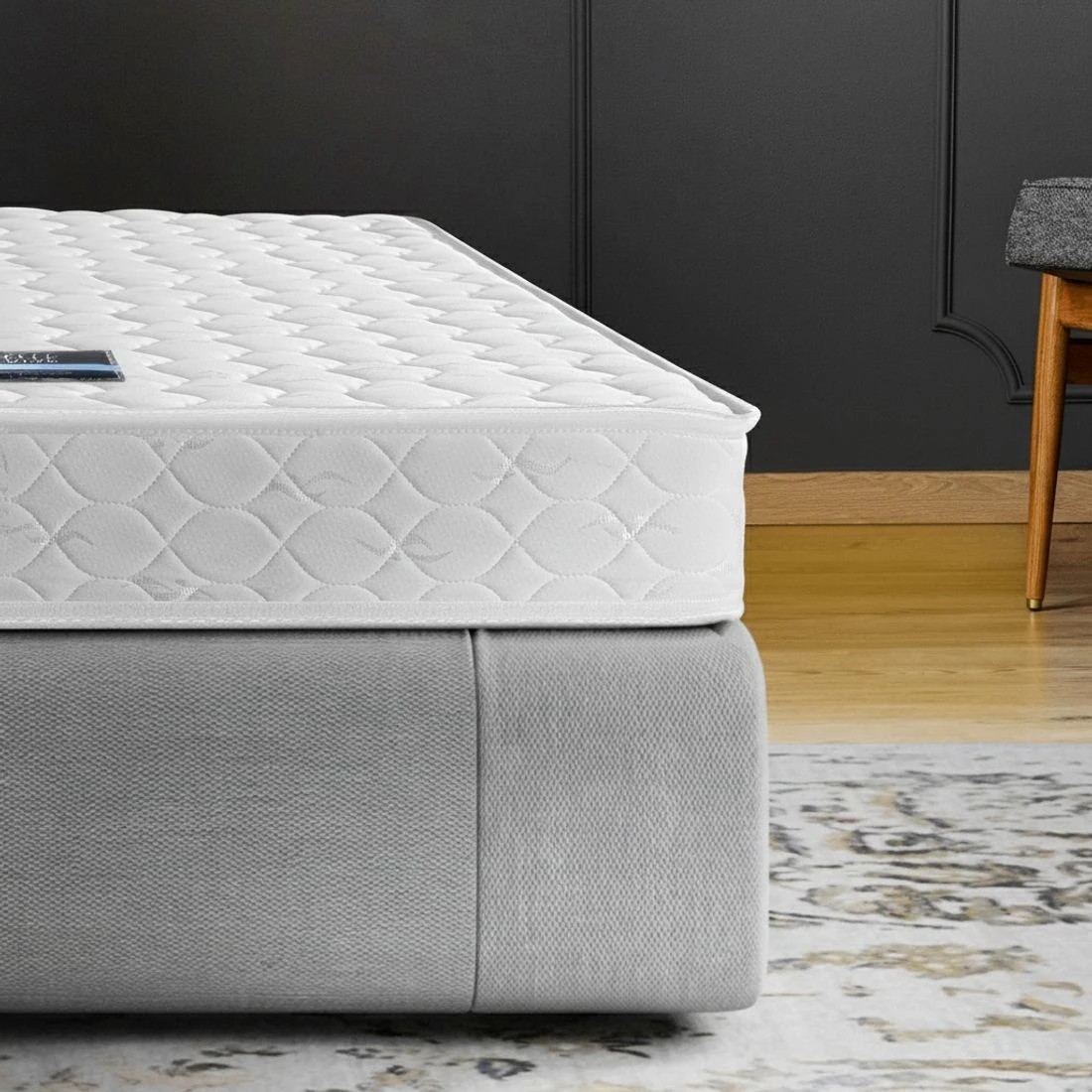 4 Giselle Bedding 13cm Mattress Tight Top - Single Bed - White, 4 of 7
