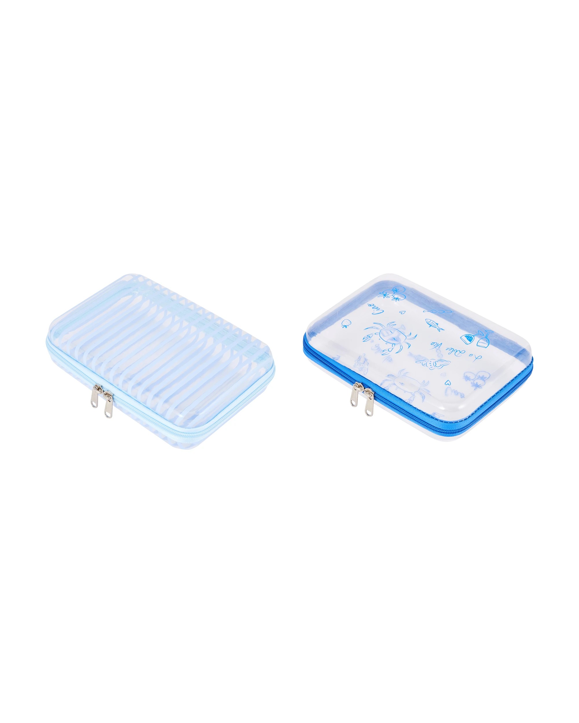 2 2 Pack Printed Clear Packing Cube, 2 of 6