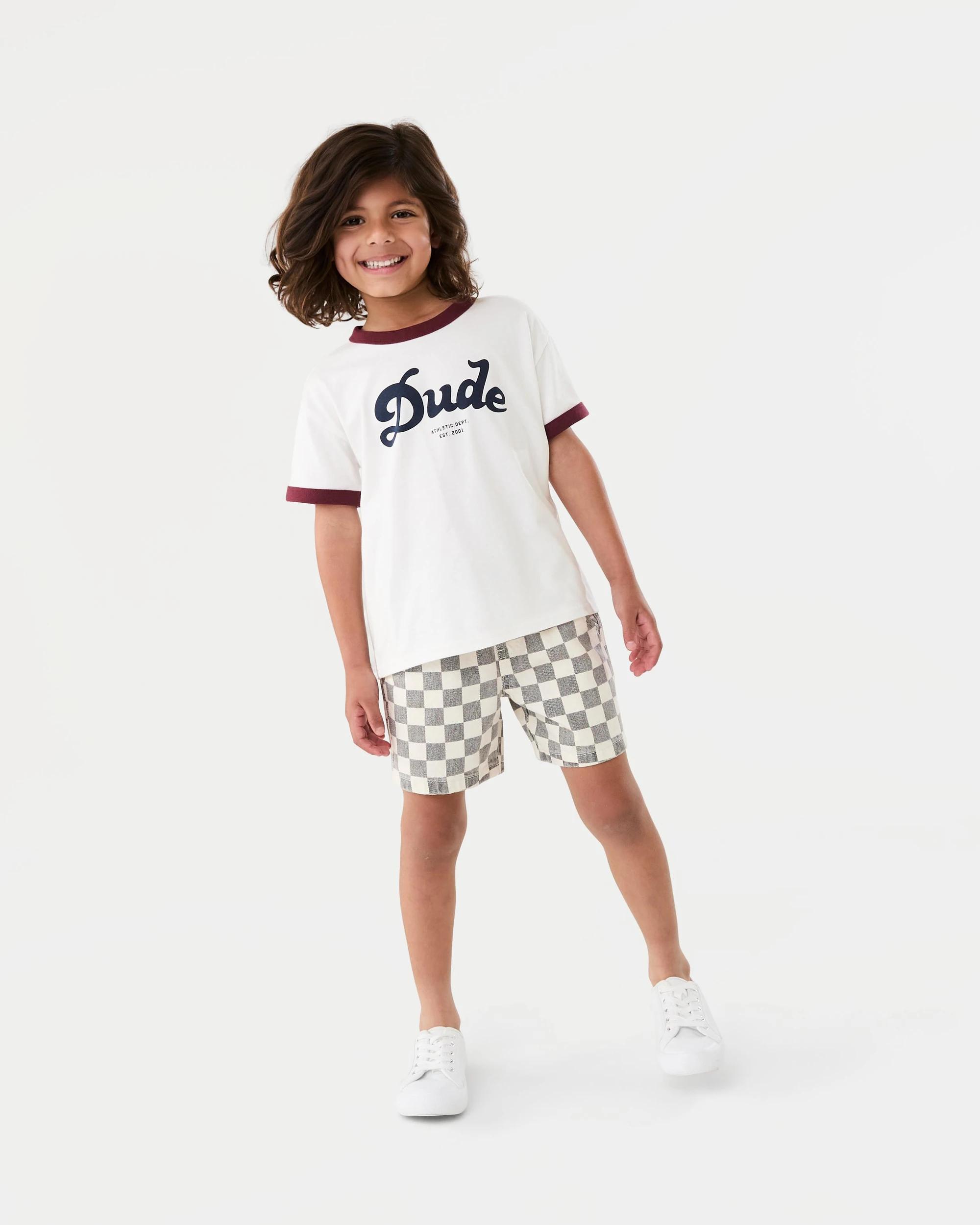 7 Chest Print T-shirt Wht Slogan, 7 of 8