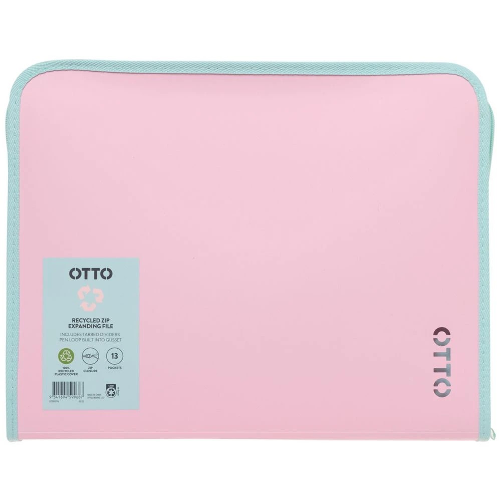 2 Otto Zip Expansion File Pink, 2 of 3