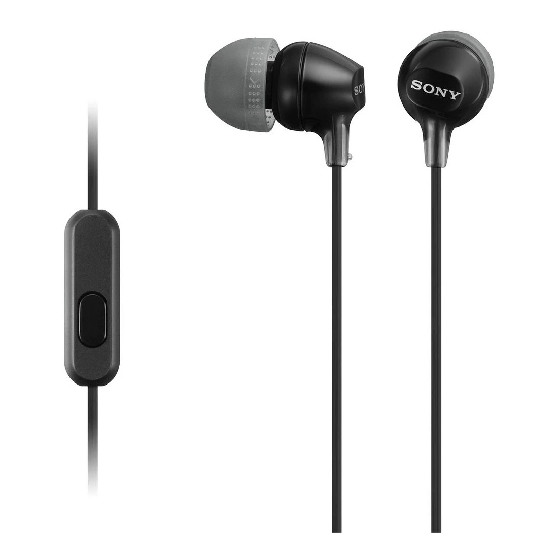 1 Sony Earphones with Smartphone Control Black MDREX15AP, 1 of 1