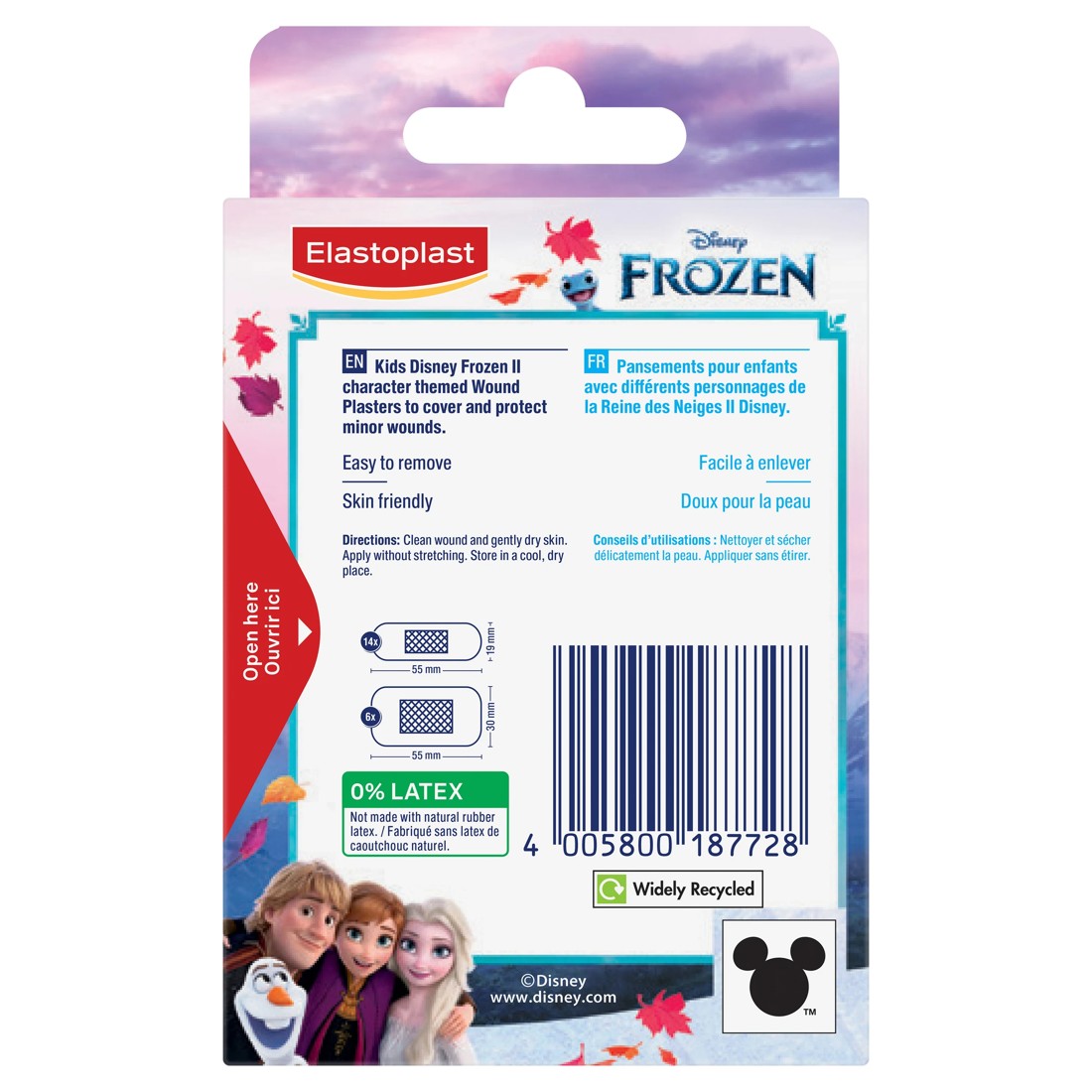 2 20 Pack Disney Frozen II Elastoplast Plasters, 2 of 10