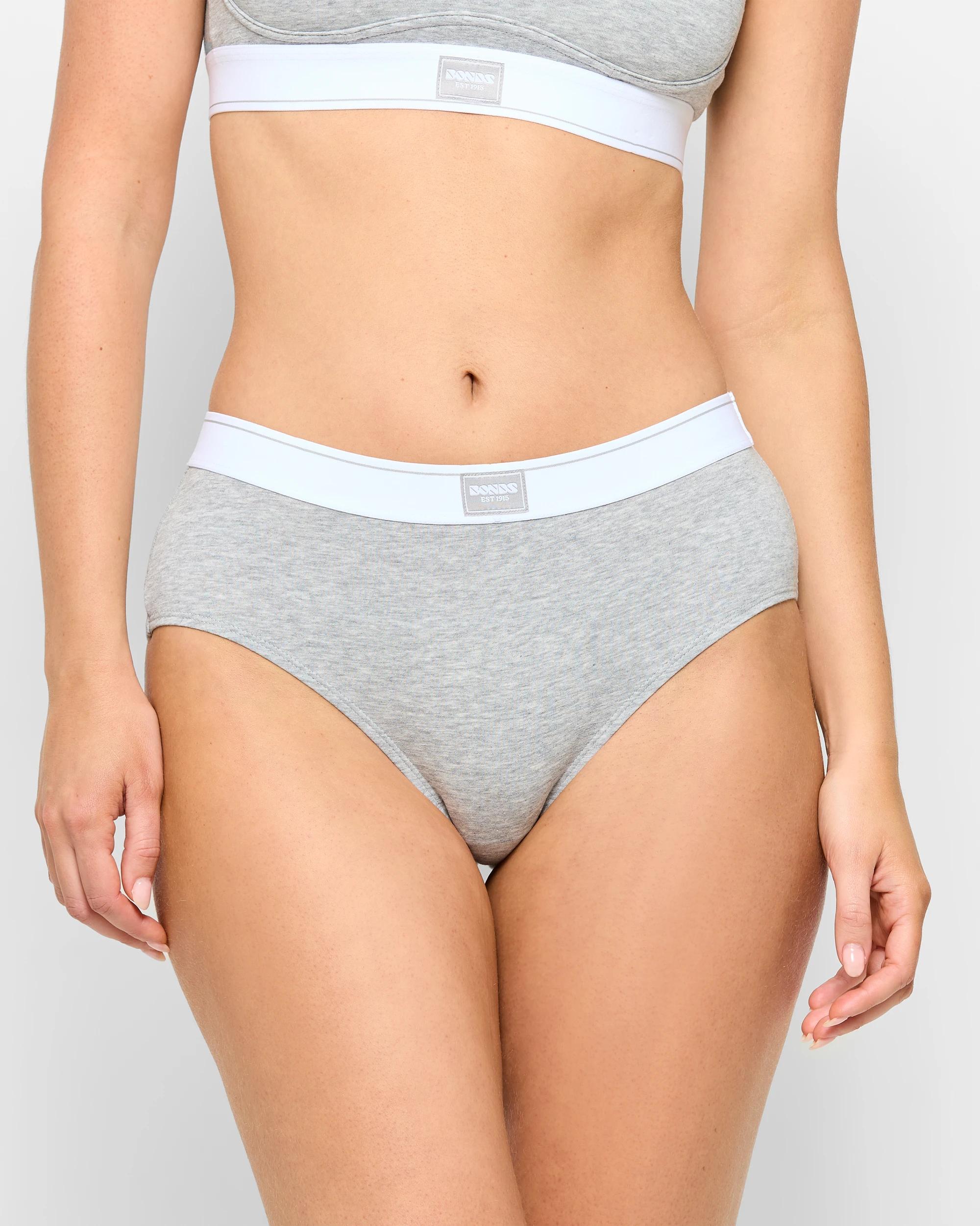 1 Originals  Full Briefs - Bonds GREY MARLE SLUB HEARTLAND, 1 of 4