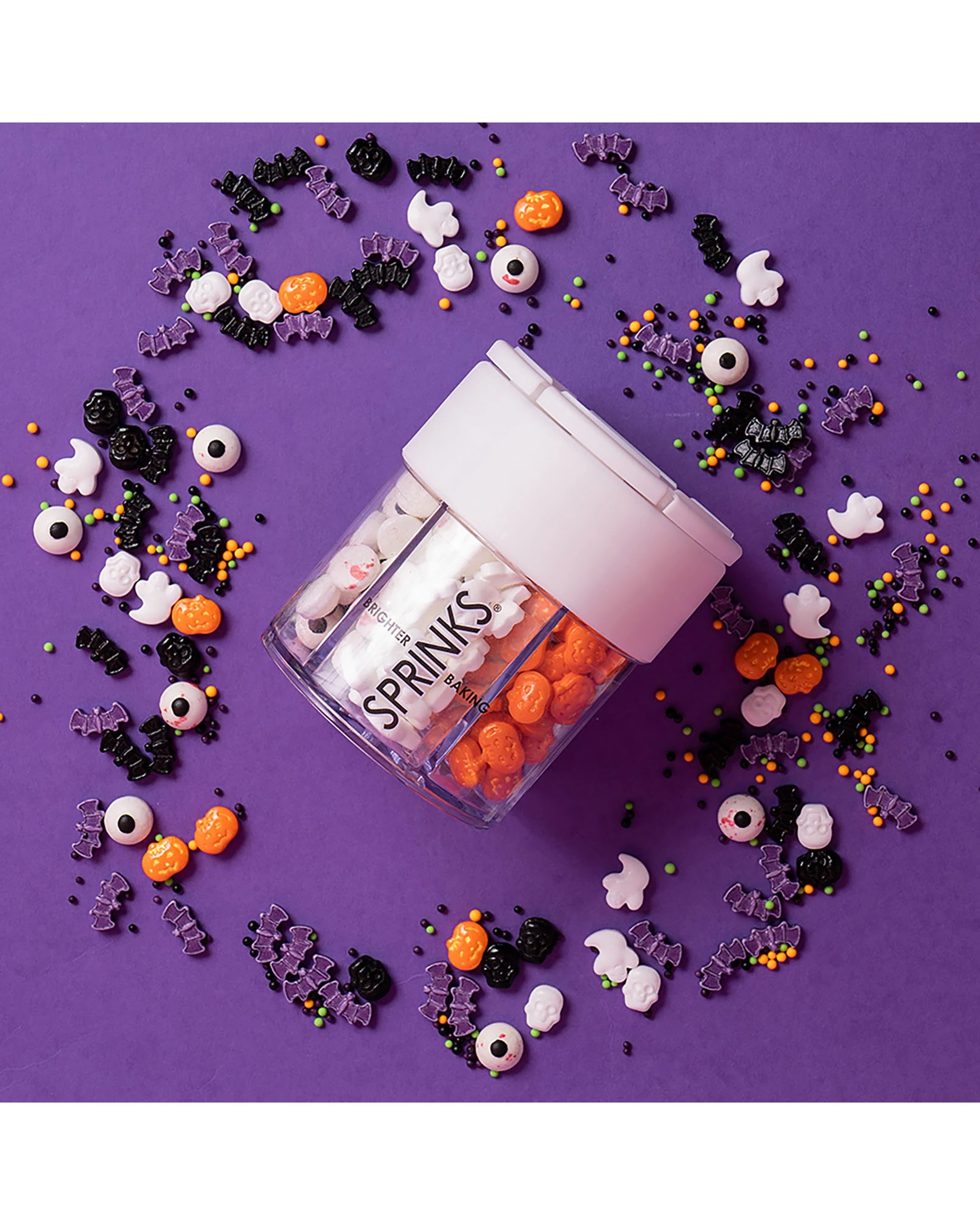 2 Sprinks Halloween 6 Section Mixed Sprinkle Jar 85g - Assorted, 2 of 3