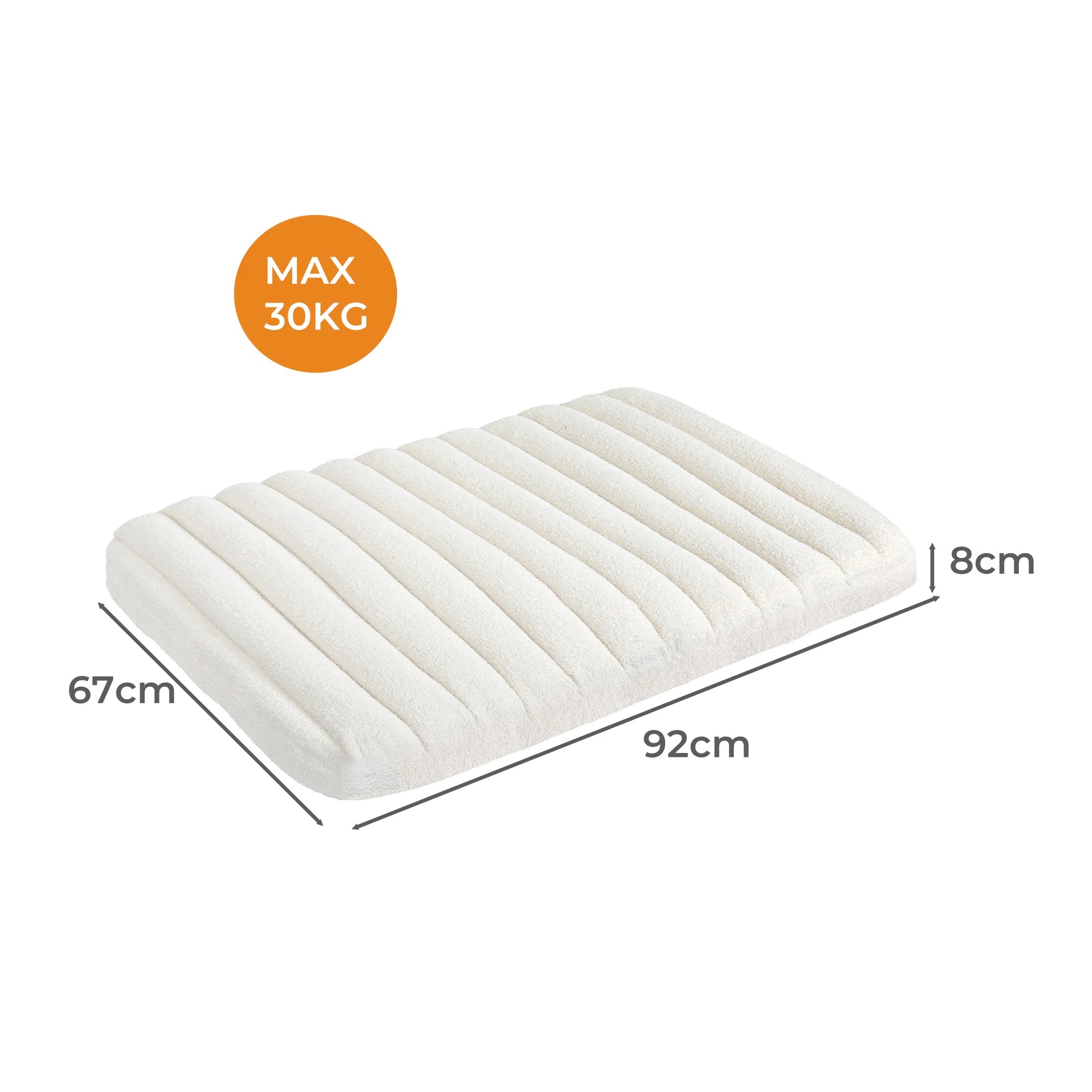 3 Pawz Pet Bed Teddy Fleece Large, 3 of 7