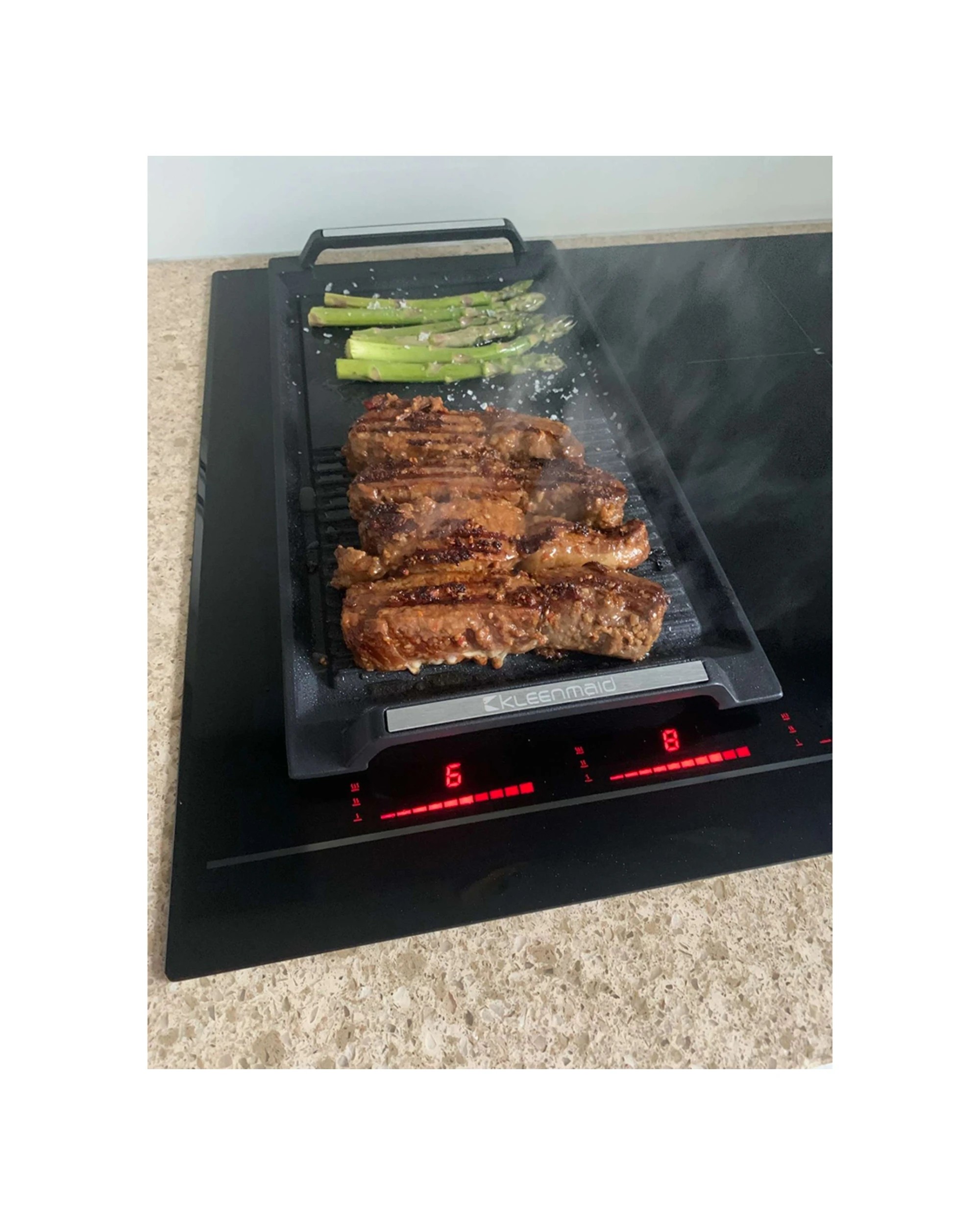 3 Kleenmaid Induction Cooktop 90cm Black Glass Touch Control 5-Zone Stovetop, 3 of 8