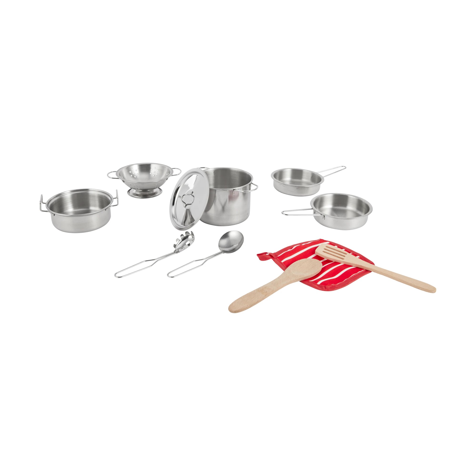 1 11 Piece Metal Cookware Playset, 1 of 8