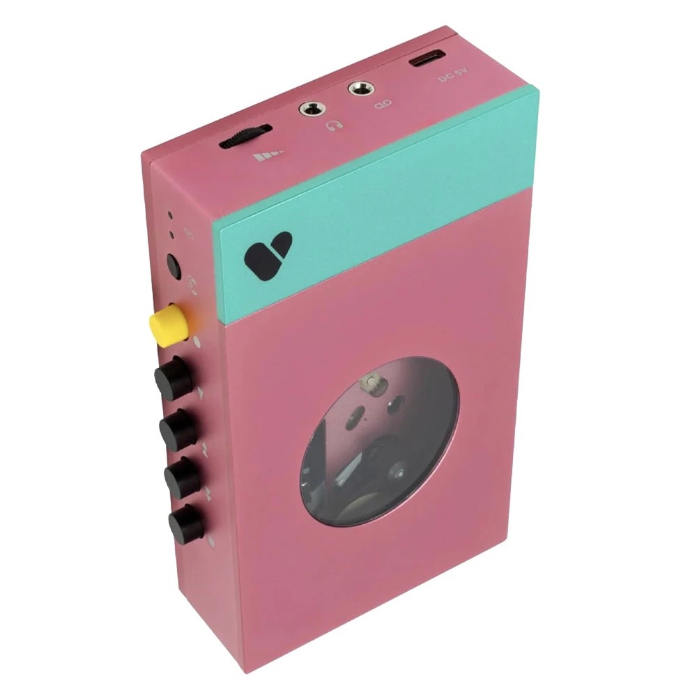 5 We Are Rewind Portable Cassette Player & Recorder - Edith, Pink & Green - Pink, 5 of 6
