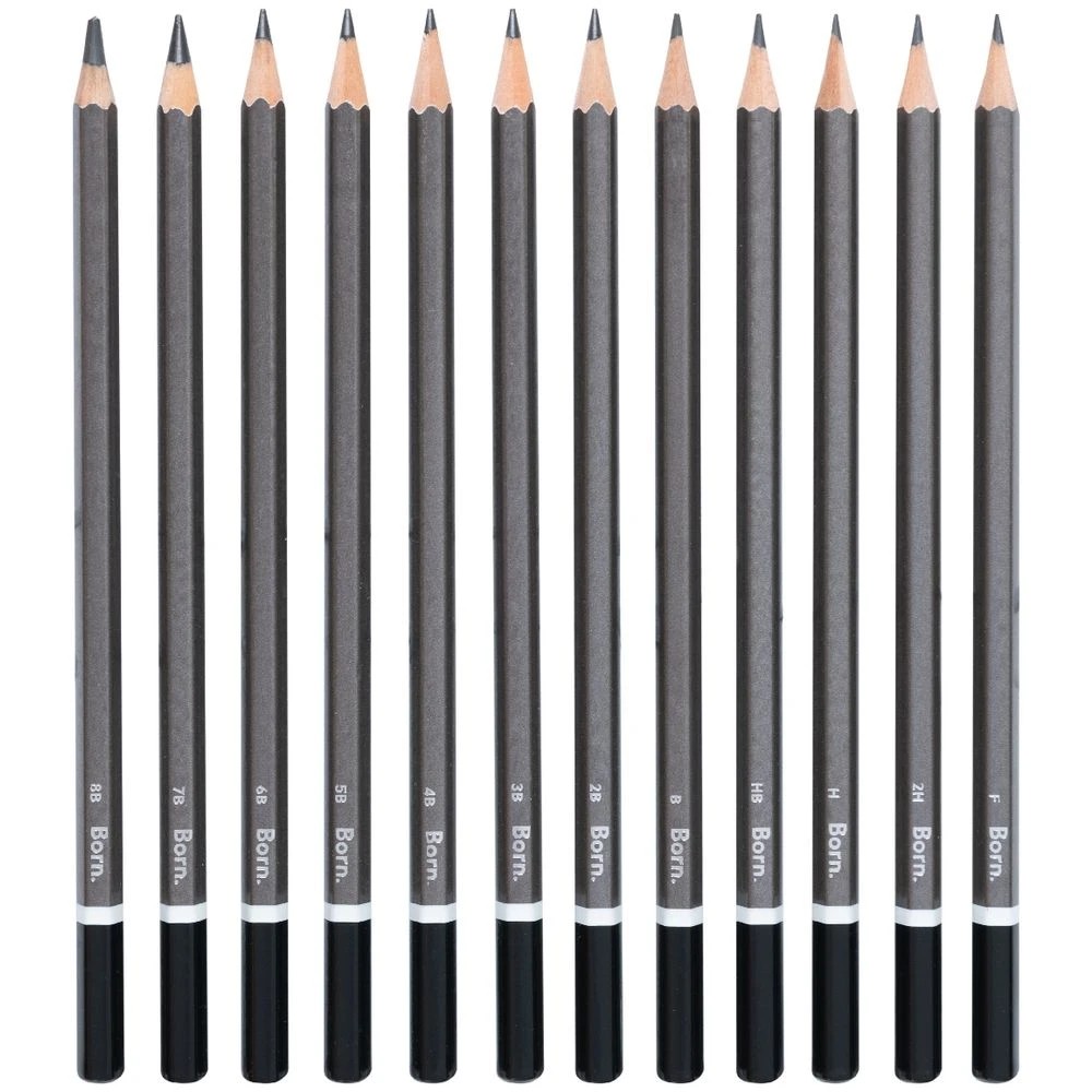 3 Born Sketch Graphite Set 12 Piece, 3 of 5