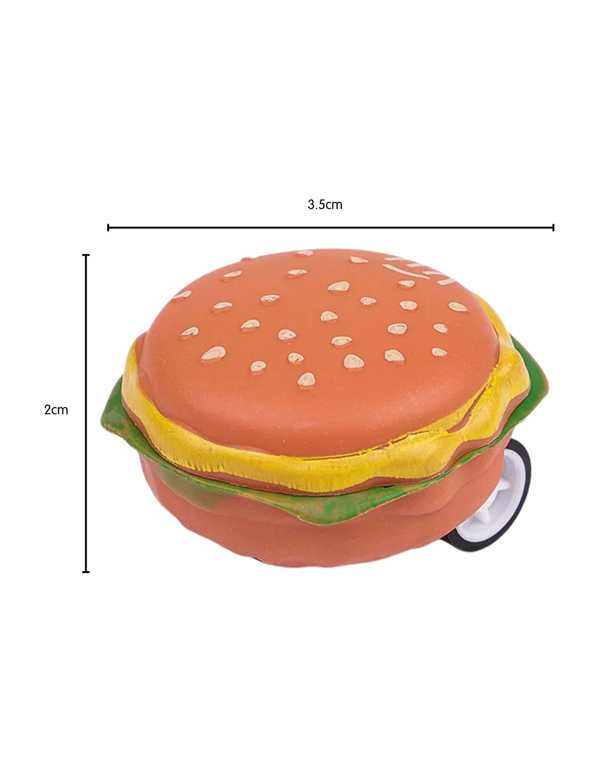 3 Party Maker Pack of 6 Pull Back Hamburger Toys - Multi, 3 of 4