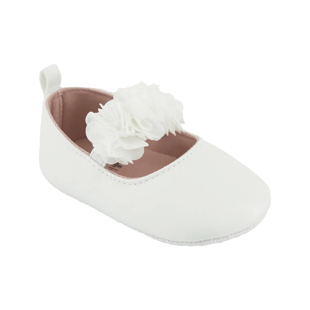 1 Baby A-Bar Shoes WHITE, 1 of 5