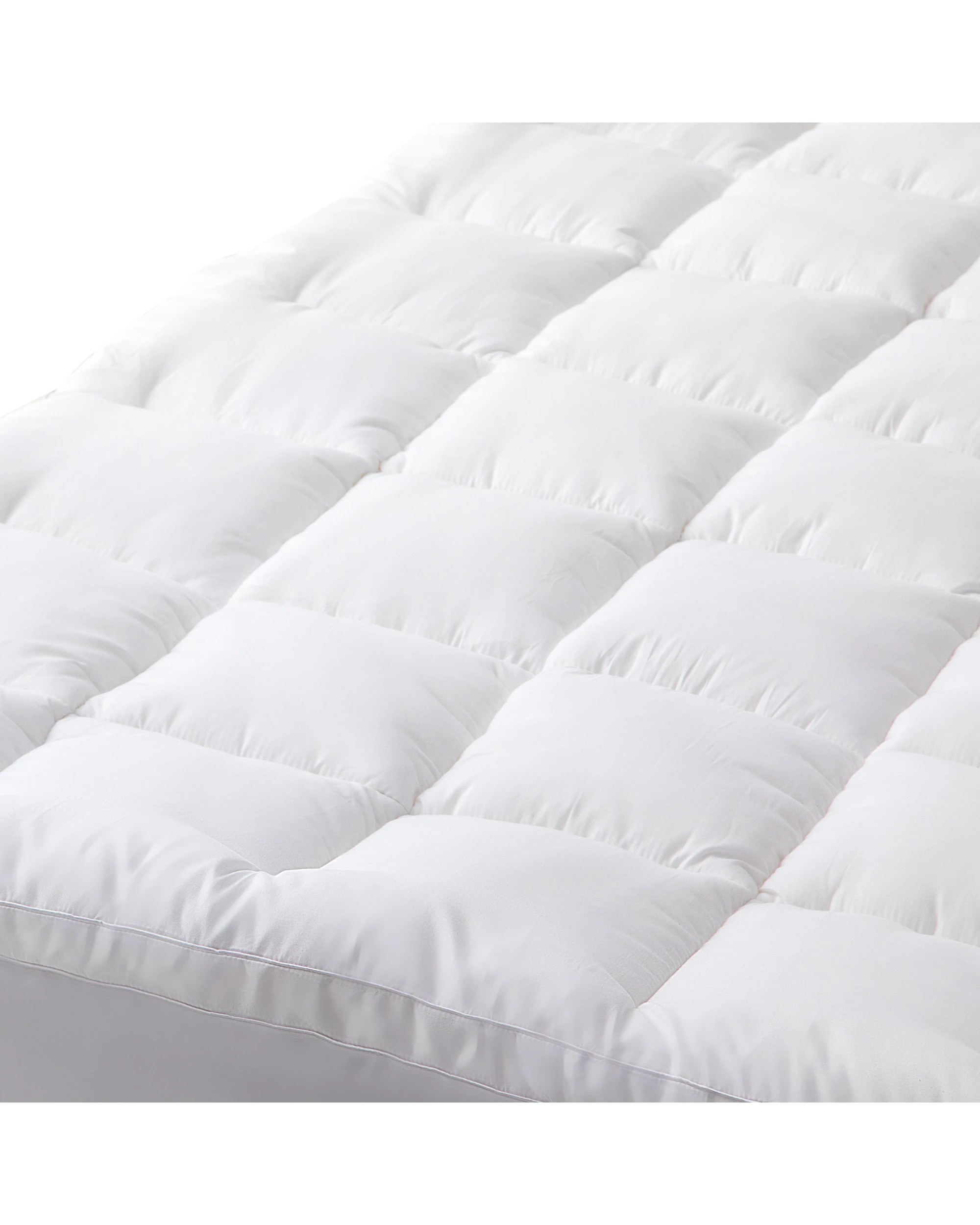 8 Hacienda Hypoallergenic, Antibacterial w/ 100% Microfiber filling Mattress Topper - KING, 8 of 9