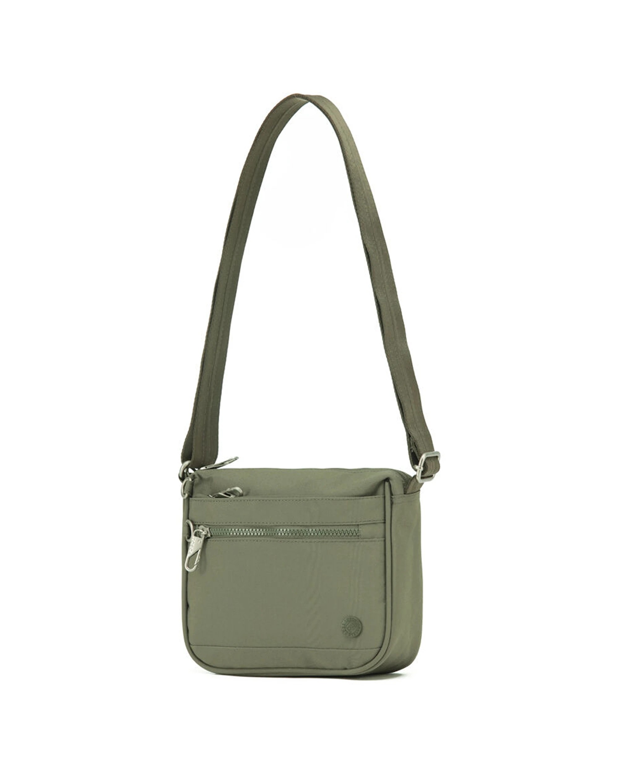 1 Tosca Anti-Theft Rfid Blocking Shoulder Travel Bag - Green, 1 of 3