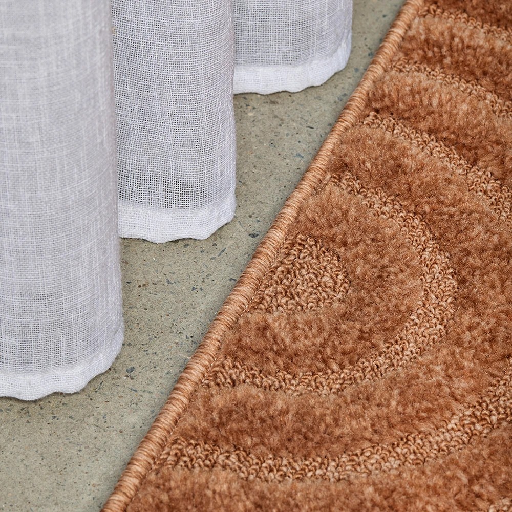 3 Common Ground Rugs Sanctuary Zina 500x80cm - Extra Large Runner Power Loomed Rug - Brown, 3 of 7