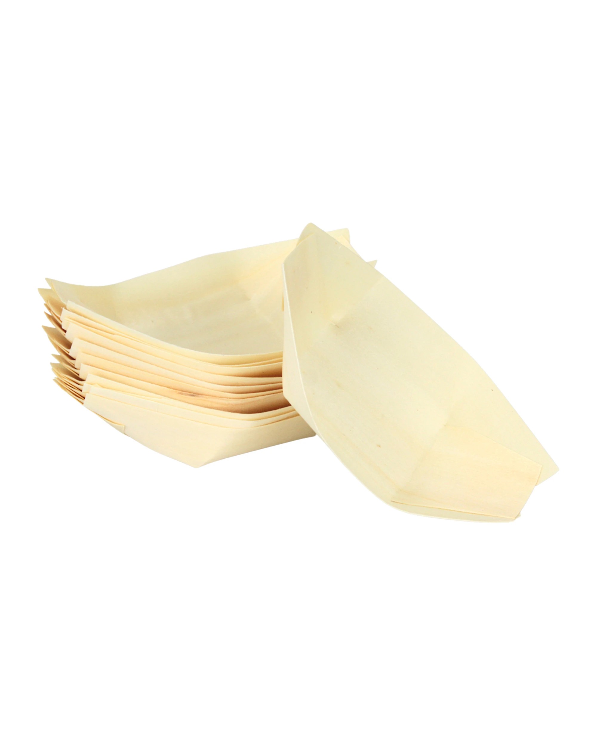1 Durmaz Wooden Boats 11cm x 6.5cm Pack of 12Natural - Natural, 1 of 3