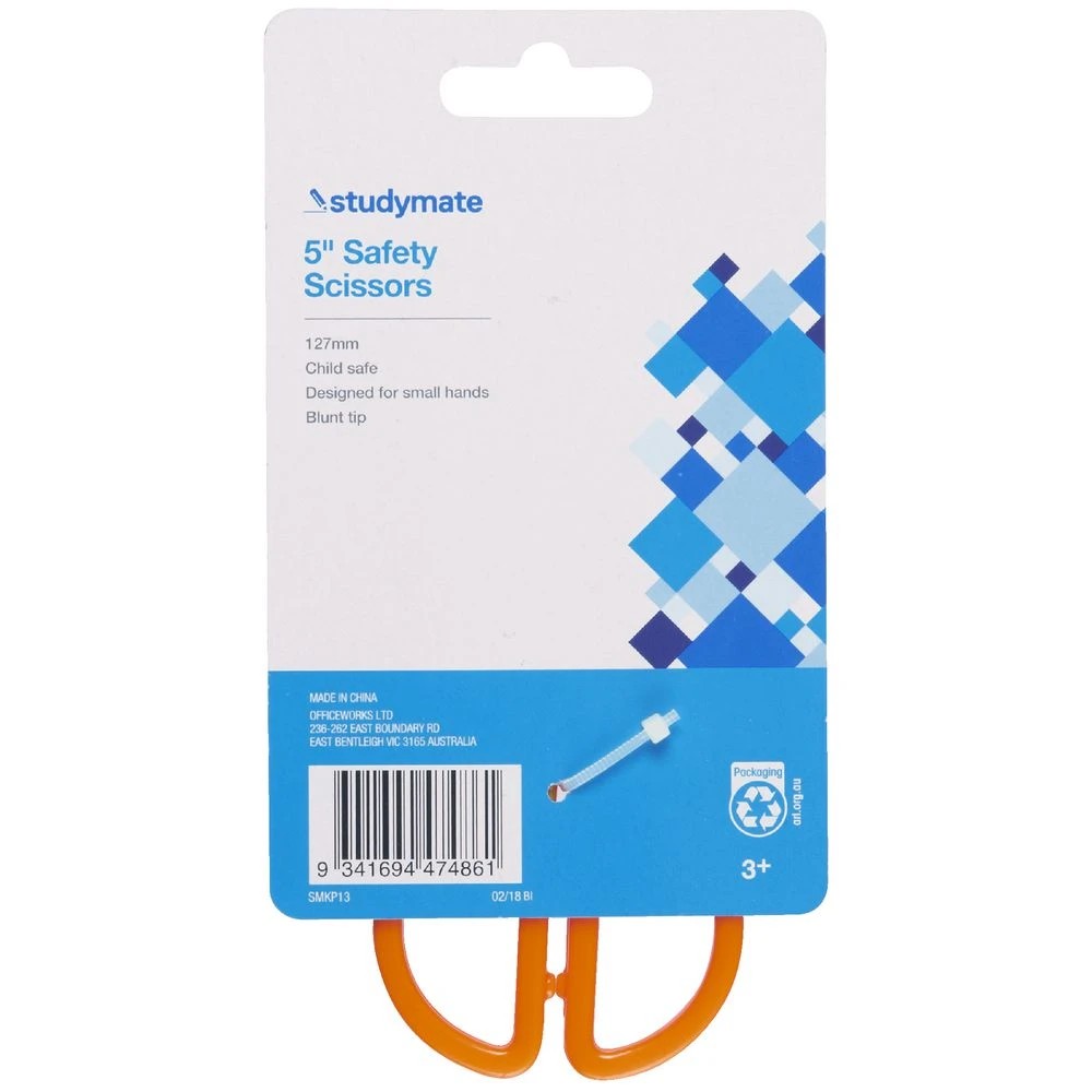 3 Studymate Safety Scissors 5"/127mm, 3 of 4